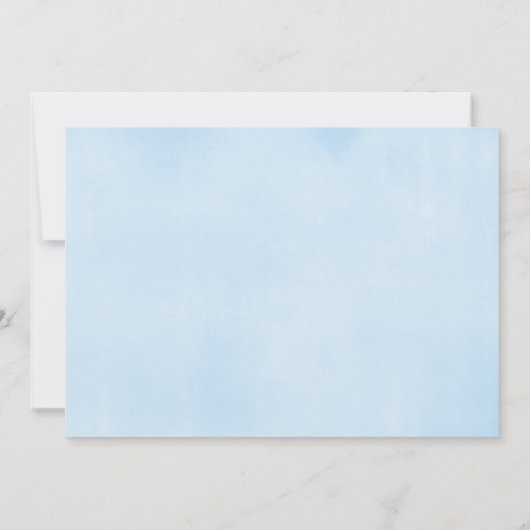 青金ゴールド銀の雪片冬用のボーイシャワー 招待状 (裏面)