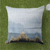 青金ゴールド風景布テクスチャー枕 アウトドアクッション (芝生)
