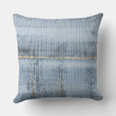 青金ゴールド風景布テクスチャー枕 アウトドアクッション (裏面)