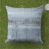 青金ゴールド風景布テクスチャー枕 アウトドアクッション (芝生)