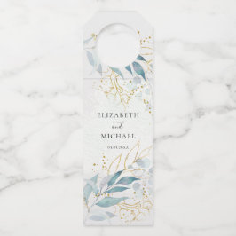 青金ゴールド(模倣)水彩集結婚集 ボトルネックタグ