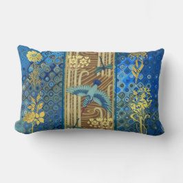 青金ゴールド 華美 ランバークッション