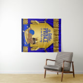 青金民族王子ベイビーシャワー背景 タペストリー (インサイチュ(横))