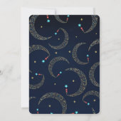 青金糸細工ムーンコズミックブライダルシャワー 招待状 (裏面)