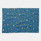 青金色の仏 キッチンタオル (横)