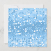 青銀のシンデレラプリンセス  キンセアニエラ 招待状 (裏面)