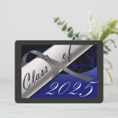 青銀の卒業発表 招待状 (スタンド正面)