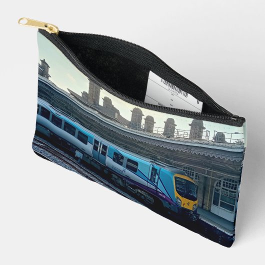 青銀列車 アクセサリーポーチ (見開き)