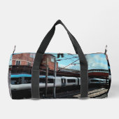 青銀列車 ダッフルバッグ (裏面)