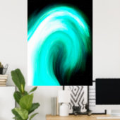 青銀河波ポスター ポスター (ホームオフィス)