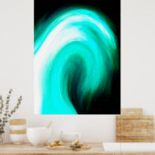 青銀河波ポスター ポスター (キッチン)