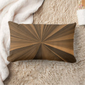 青銅および金ゴールドのピンチ結び目の枕 ランバークッション (ブランケット)