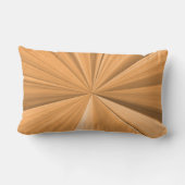 青銅および金ゴールドのピンチ結び目の枕 ランバークッション (裏面)