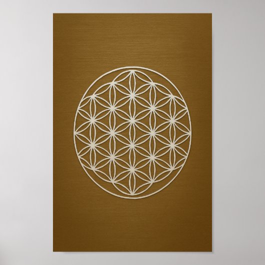 青銅と白の花の命 ポスター (正面)