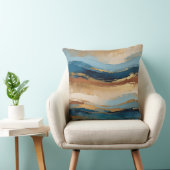 青銅と金ゴールド波 クッション (椅子)