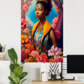 青銅の王女とジャケット ポスター (ホームオフィス)