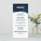 青銅グラデーション星付きネイビー結婚スカイ メニュー (スタンド正面)