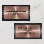 青銅ステンエレガントモダン縁ど#2 名刺 (正面/裏面)