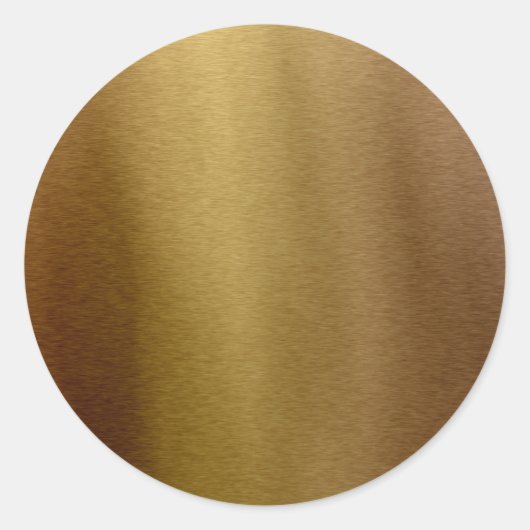 青銅ブラシフェイクメタルステンレス背景 ラウンドシール (正面)