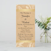 青銅モダンフローラ結婚式 プログラム (スタンド正面)