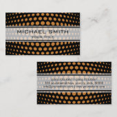 青銅モダン水玉模様模様 名刺 (正面/裏面)