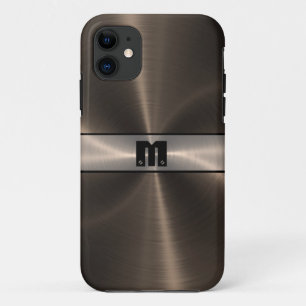 青銅光沢クールステンレス鋼メタル7 iPhone 11 ケース