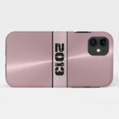 青銅光沢ステンレス鋼メタル2 Case-Mate iPhoneケース (裏面(横))