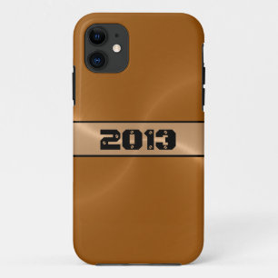 青銅光沢ステンレス鋼メタル iPhone 11 ケース