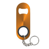 青銅光沢フェイク金属モノグラム キーホルダー栓抜き (裏面)