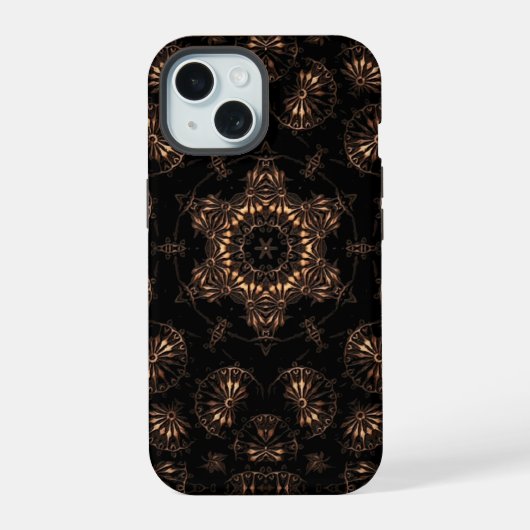 青銅器時代マンダラ iPhone 15ケース (裏面)