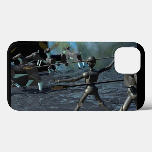 青銅器時代ロボット Case-Mate iPhoneケース (裏面 (横))