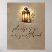 青銅白熱［赤熱］光を放つ灯素朴結婚の表看板 ポスター (正面)