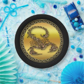 青銅色の有害な蠍の非常に有毒の昆虫 ペーパープレート (パーティー)