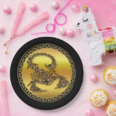 青銅色の有害な蠍の非常に有毒の昆虫 ペーパープレート (パーティー)