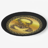 青銅色の有害な蠍の非常に有毒の昆虫 ペーパープレート (アングル)