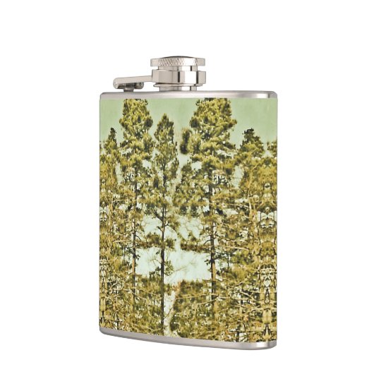 青銅色の木 フラスク (左)