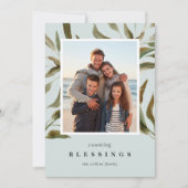 青銅色の枝 |ホリデーフォトカード シーズンカード (正面)