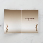 青銅色のGrass Dia del Padre カード (内部)