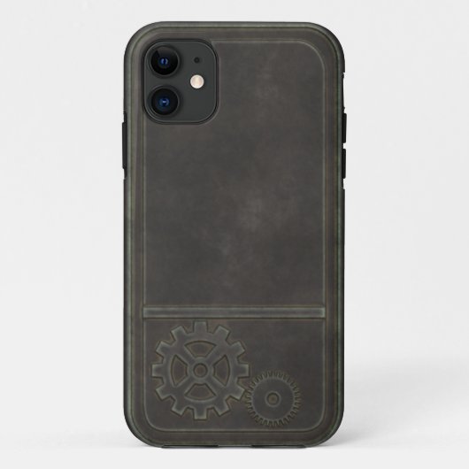 青銅色のSteampunk Case-Mate iPhoneケース (裏面)