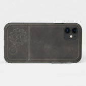 青銅色のSteampunk Case-Mate iPhoneケース (裏面(横))