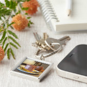 青銅色ガラス キーホルダー (側面)