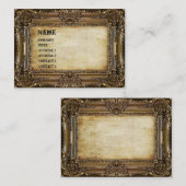 青銅色フレーム-名刺 名刺 (正面/裏面)