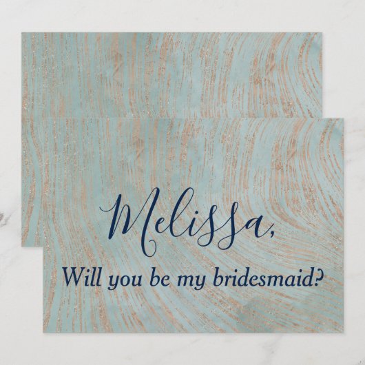 青銅花嫁の提案 招待状 (正面/裏面)