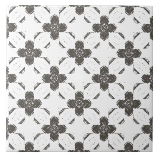 青銅花陶瓦 タイル (正面)