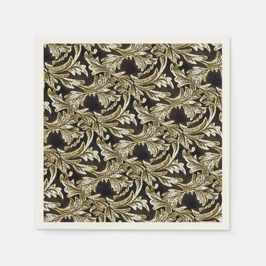 青銅葉製の スタンダードカクテルナプキン (正面)