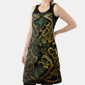 青銅装飾格子模様 エプロン (インサイチュ)