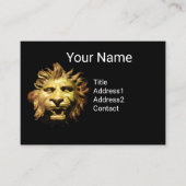 青銅製の獅子頭アンティークローマ船 名刺 (正面)