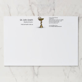 青銅製スネークメディカルボウル衛生方白銅製カドゥセウス ペーパーパッド