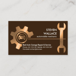 青銅製チェーンホイールスプロケットスパナ自動修理 名刺