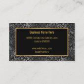 青銅金ゴールドブラックヴィンテージ名刺 名刺 (裏面)